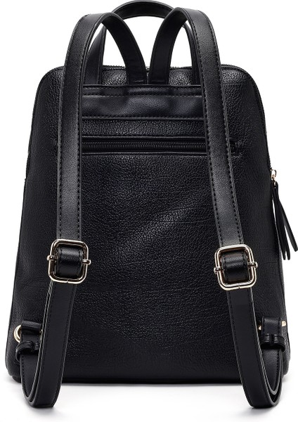 Kadın Siyah Sırt Çantası 25ABD251918 modelleri