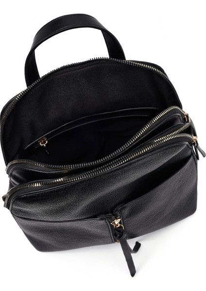 Kadın Siyah Sırt Çantası 25ABD251918 indirimleri