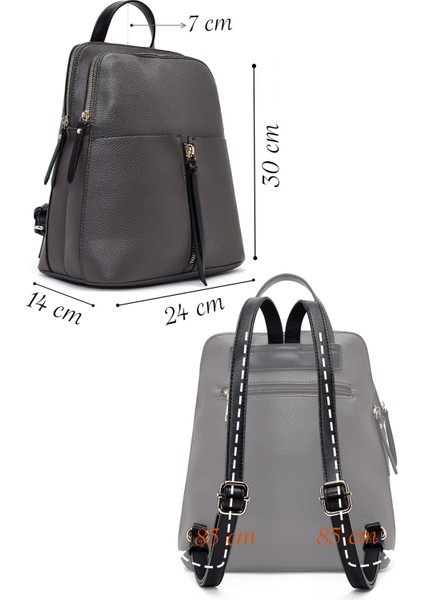 Kadın Gri Sırt Çantası 25ABD251918 fiyatları