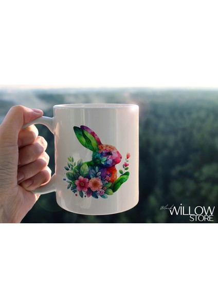 Yaprak Desenli Hayvanlar Serisi 36 , Hediyelik ,sevimli Hayvanlar,yüksek Kalite Porselen Kupa Bardak