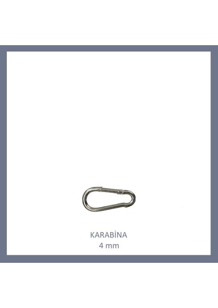 Galvanizli Karabina, 4 Mm, Askı, Çengel, Kanca, Anahtarlık fiyatları