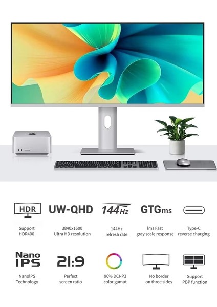 34' 4K 165Hz 1ms Nano IPS Ekran Monitör modelleri