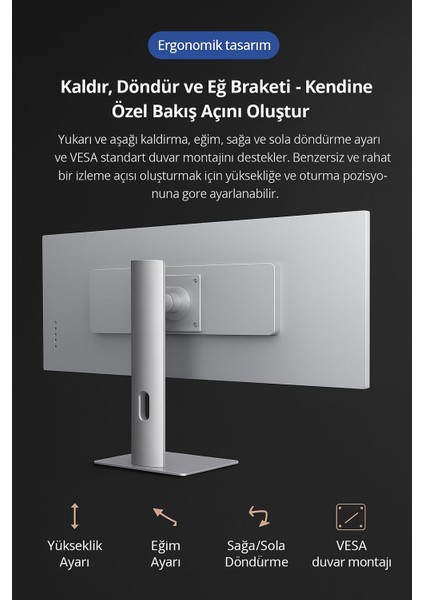 34' 4K 165Hz 1ms Nano IPS Ekran Monitör fırsatları