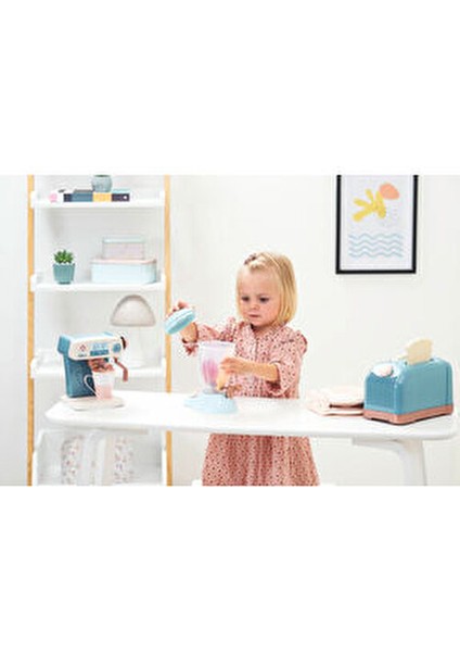 4'ü 1 Arada Ev Aletleri Seti 3+ Yaş İçin Eğlenceli Oyun Seti