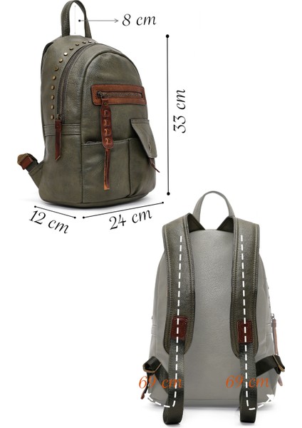 Kadın Haki Sırt Çantası 25WBD256718 fiyatları