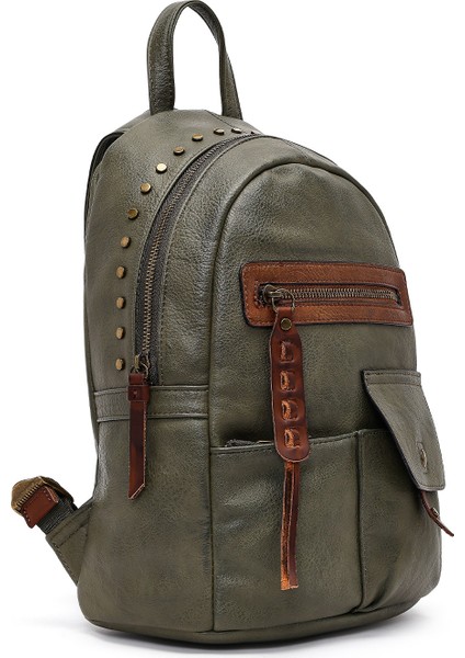 Kadın Haki Sırt Çantası 25WBD256718 fırsatları