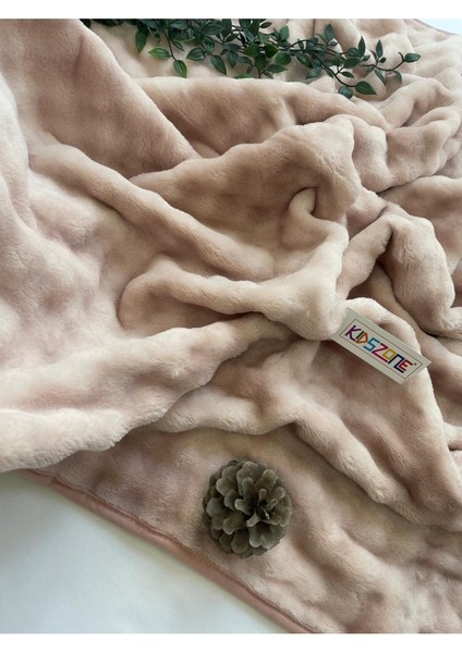 Peluş Bebek Battaniyesi Kabartmalı Kalın Kışlık Bebek Battaniyesi 100X120 cm modelleri