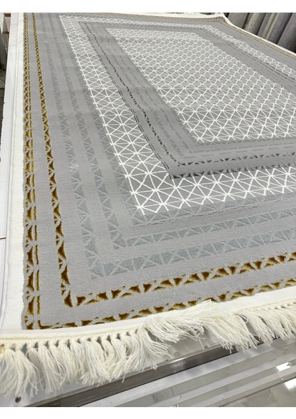 Gri Gold Spor Desen Sık Dokuma Halı Argın Halı fiyatları