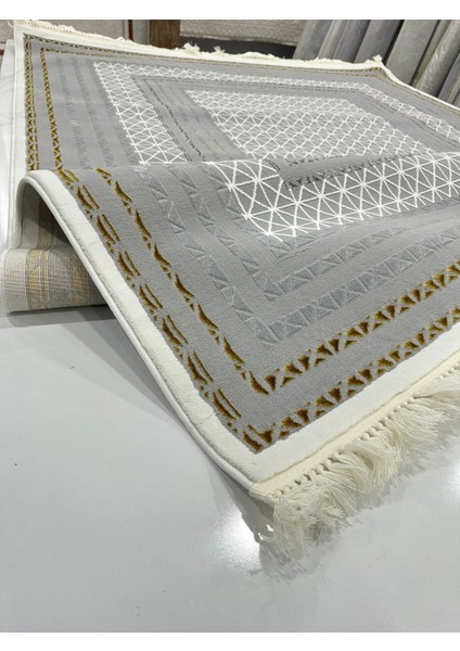 Gri Gold Spor Desen Sık Dokuma Halı Argın Halı modelleri