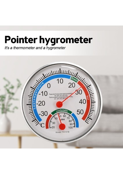 Analog Sıcaklık ve Nem Ölçer - Duvar Tipi, Masa Üstü Termometre Higrometre Iç/dış Mekan Isı & Nem modelleri