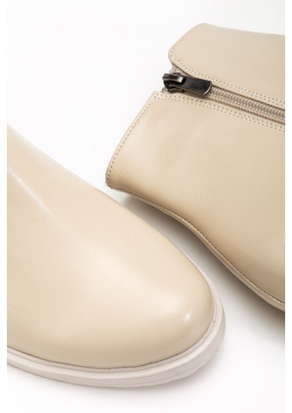 ZRİN165-204 Premium Bej Yanki Günlük Kadın Bot indirimleri