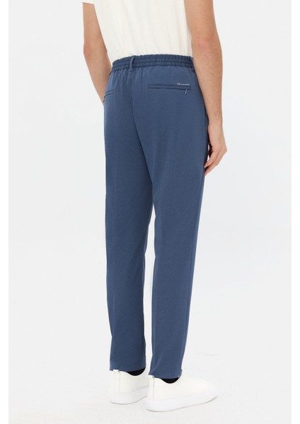 Ds Damat Relaxed Fit Indigo Düz Jogger Pantolon modelleri