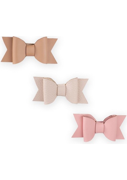 Üç Kurdeleli Toka Seti Karışık Renkli 1