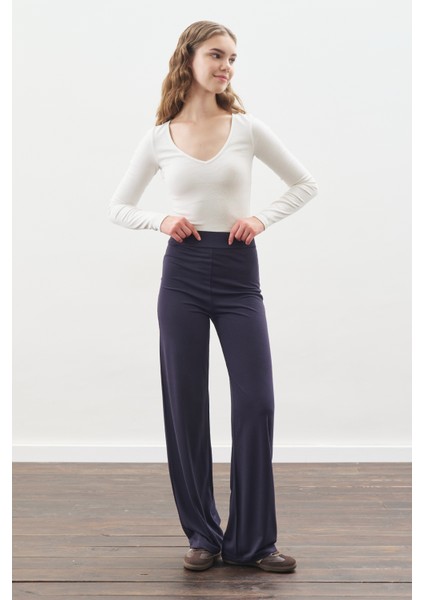 Düğüm Tasarımlı Pantolonlu Takım Lacivert indirimleri