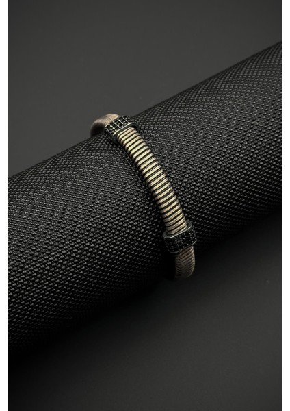 925 Ayar Gümüş Italyan Model Gümüş Renk Erkek Bileklik FRJ12632-3632-A fiyatları