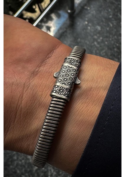 925 Ayar Gümüş Italyan Model Gümüş Renk Erkek Bileklik FRJ12632-3632-A modelleri