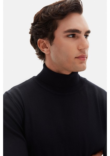 Ds Damat Regular Fit Lacivert Düz Örgü Kazak fiyatları