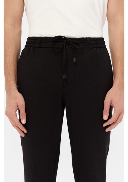 Ds Damat Slim Fit Siyah Armürlü Jogger Pantolon fiyatları