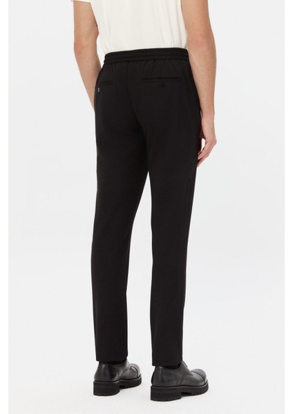 Ds Damat Slim Fit Siyah Armürlü Jogger Pantolon modelleri