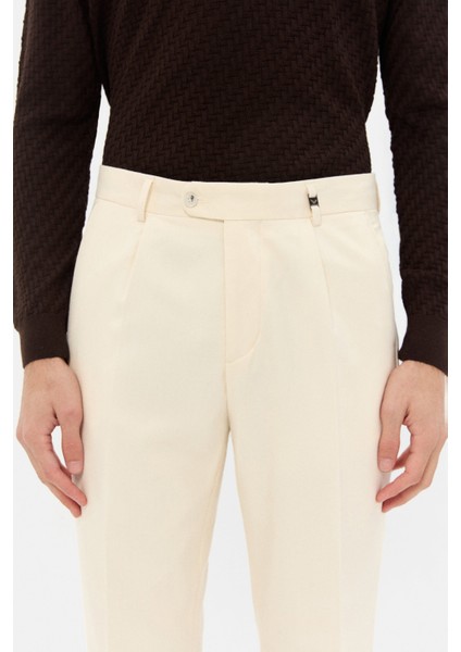 Ds Damat Regular Fit Ekru Çizgili Jogger Pantolon fiyatları