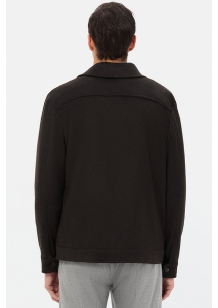 Relaxed Fit Kahverengi Örme Gömlek Ceket fırsatları