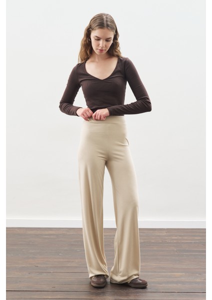 Düğüm Tasarımlı Pantolonlu Takım Taş