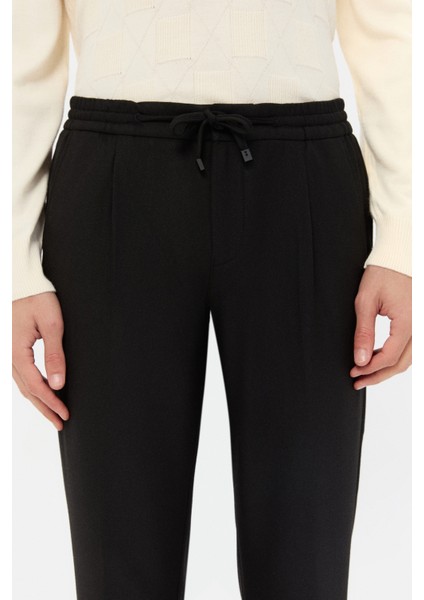 Ds Damat Regular Fit Siyah Gabardin Jogger Pantolon fiyatları