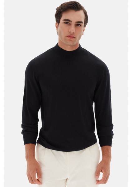 Ds Damat Regular Fit Lacivert Düz Örgü Kazak fiyatları