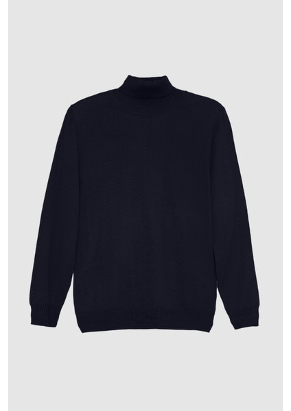 Ds Damat Regular Fit Lacivert Düz Örgü Kazak indirimleri