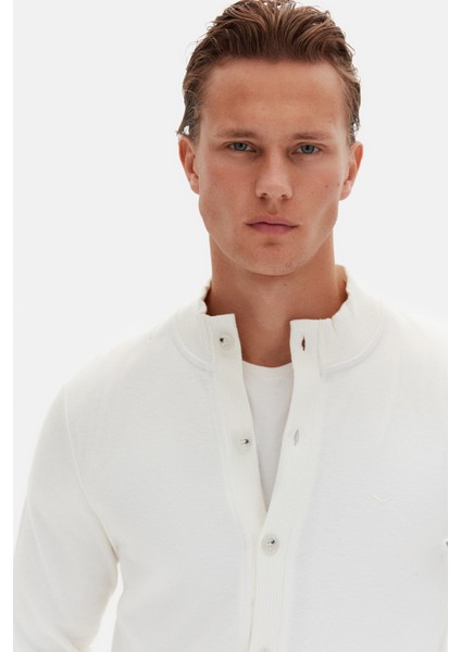 Ds Damat Regular Fit Ekru Düz Örgü Hirka fiyatları