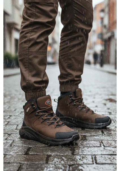 Kahve Nubuk Su Geçirmez Unisex Outdoor Bot G2041 G modelleri