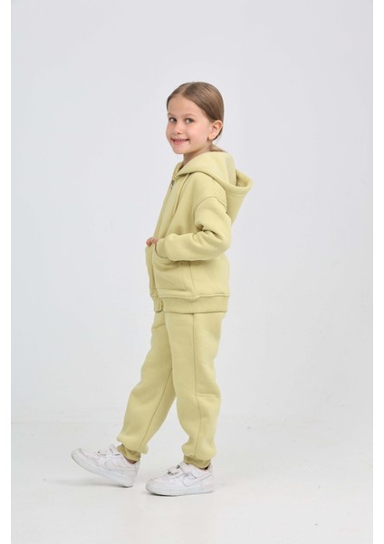 Kız Çocuk Cep Detaylı Hırkalı Eşofman Takım fiyatları