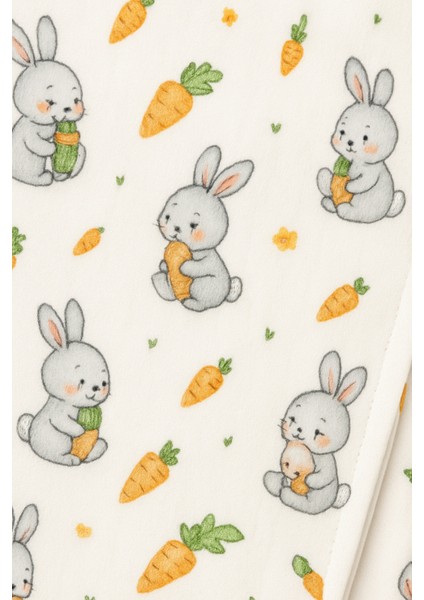 Çift Taraflı Bebek&çocuk Battaniyesi %100 Pamuk Pazen Desenli 100X120 cm fırsatları