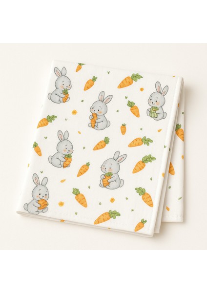 Çift Taraflı Bebek&çocuk Battaniyesi %100 Pamuk Pazen Desenli 100X120 cm indirimleri