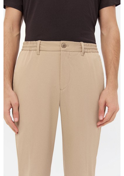 Ds Damat Relaxed Fit Bej Düz Jogger Pantolon fiyatları