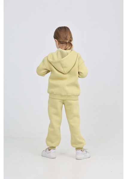 Kız Çocuk Cep Detaylı Hırkalı Eşofman Takım indirimleri