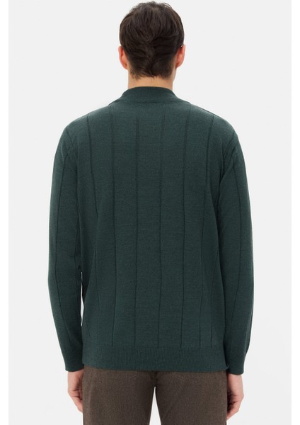 Ds Damat Regular Fit Yeşil Kazak modelleri