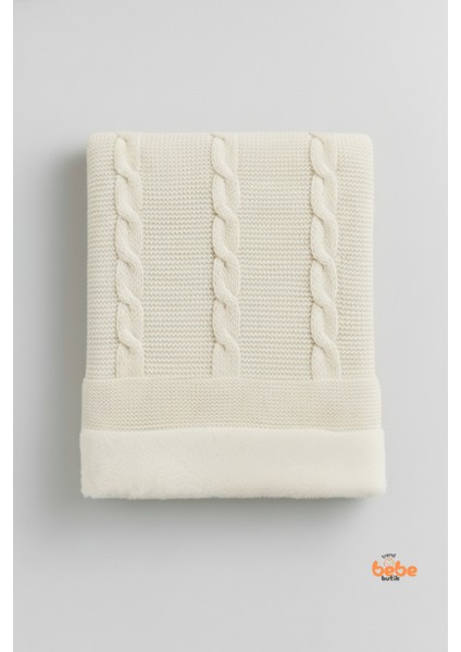 Içi Peluş Polar Triko Örgü Bebek Battaniyesi Kalın,yumuşak,saç Örgü Desenli Polar Bebek Battaniyesi indirimleri