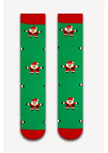 Minik Noel Babalar Havlu Çorap