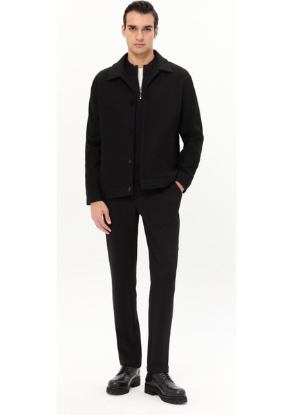 Relaxed Fit Siyah Örme Gömlek Ceket fırsatları