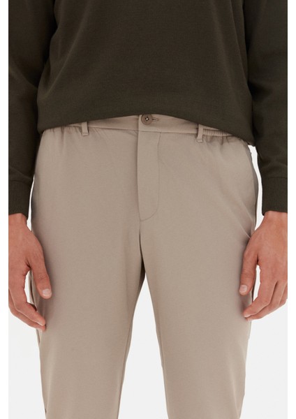 Ds Damat Relaxed Fit Bej Düz Jogger Pantolon fiyatları