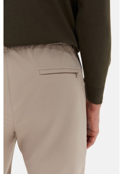 Ds Damat Relaxed Fit Bej Düz Jogger Pantolon fırsatları