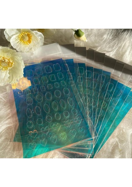 Japon Hologram Tırnak Glitter - Mavi Mor