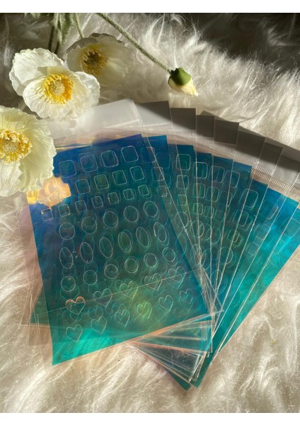 Japon Hologram Tırnak Glitter - Mavi Mor indirimleri