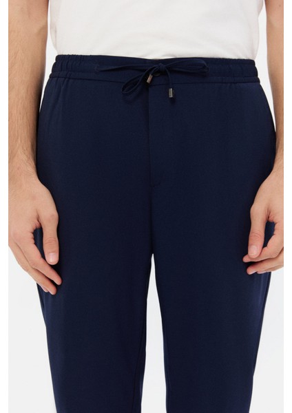 Ds Damat Comfort Fit Lacivert Düz Jogger Pantolon fiyatları