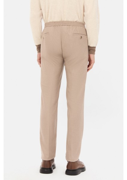 Ds Damat Regular Fit Bej Gabardin Jogger Pantolon fırsatları