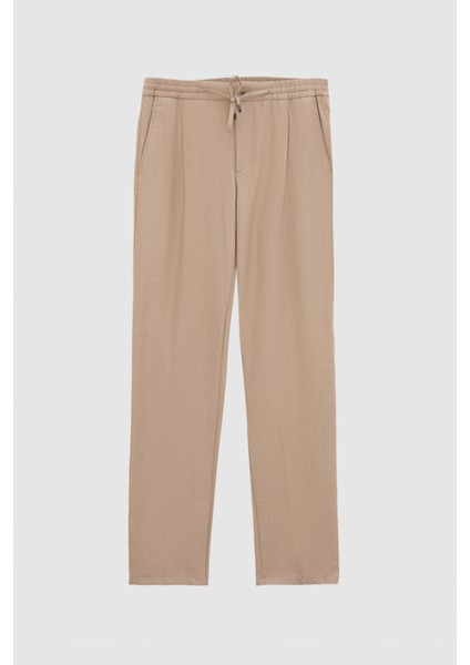 Ds Damat Regular Fit Bej Gabardin Jogger Pantolon indirimleri