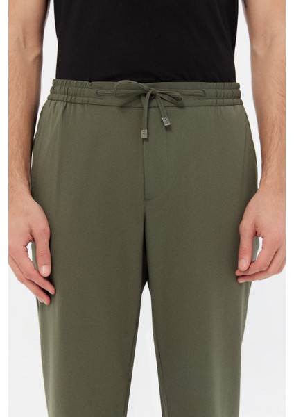 Ds Damat Comfort Fit Haki Düz Jogger Pantolon fiyatları