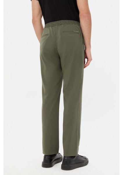 Ds Damat Comfort Fit Haki Düz Jogger Pantolon modelleri