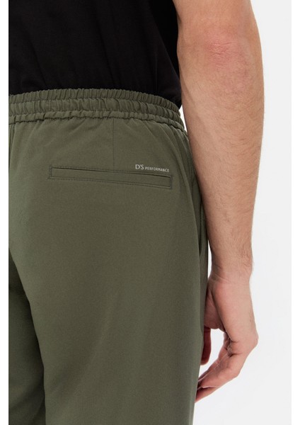 Ds Damat Comfort Fit Haki Düz Jogger Pantolon fırsatları